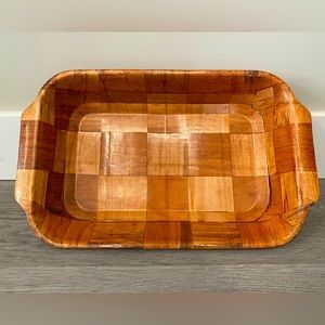 Beautiful weave-wood tray